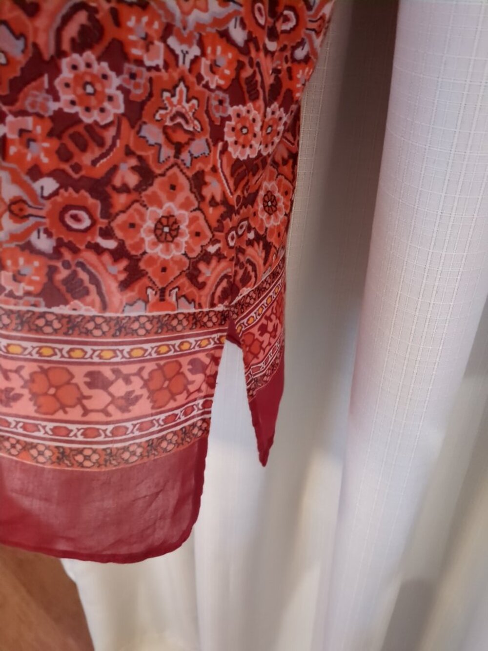 Long Sleeve Button Down Midway Tunic Top - Picture 3 of 9